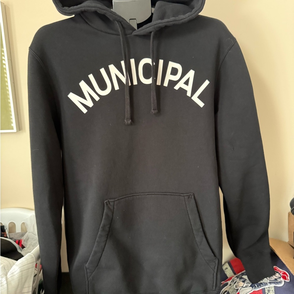 Municipal Black Hoodie- Mark Wahlberg